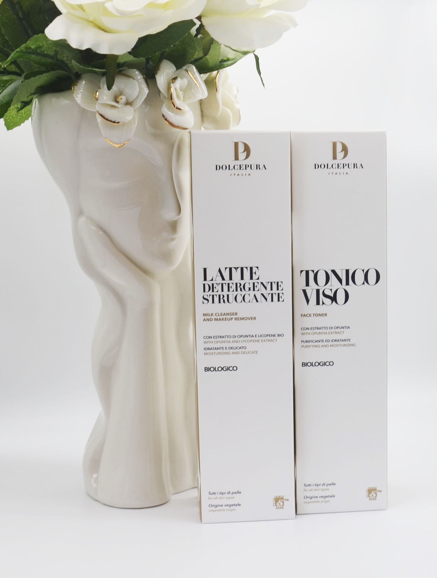 "DETERGENCIA" set para FACE (leche limpiadora y tónica) con opuntia y extracto de licopeno, orgánico, patentado, artesanal. Basado en plantas